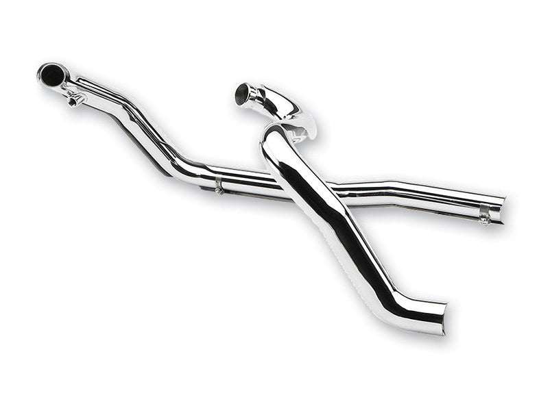 True Dual Headers - Chrome. Fits Touring 1995-2008.