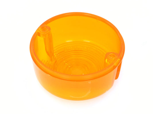Turn Signal Lens - Amber. Fits FX Softail, Sportster & Dyna 1986-2001