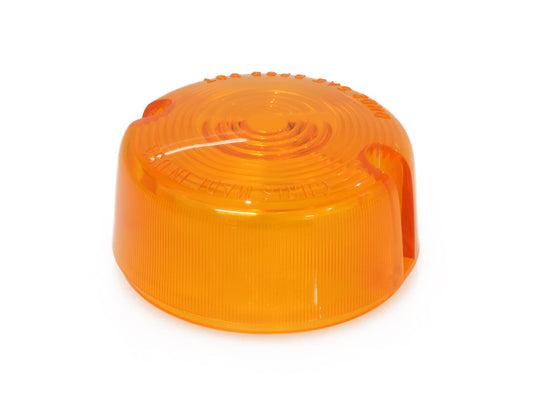 Turn Signal Lens - Amber. Fits FX Softail, Sportster & Dyna 1986-2001