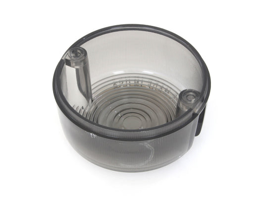 Turn Signal Lens - Smoke. Fits FX Softail, Sportster & Dyna 1986-2001.