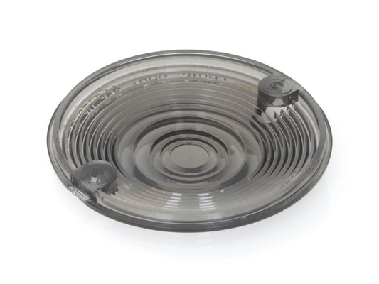Turn Signal Lens - Smoke. Fits FL Softail 1986-2017, Road King 1993-2017 & Most Touring 1986-2007