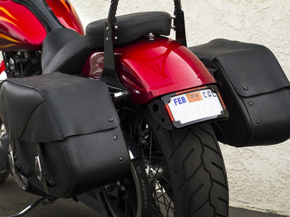 Tail Tidy Fender Eliminator Kit - Black with Run, Turn, Brake and Number Plate Lights. Fits Dyna Street Bob 2013-2017 and Dyna Low Rider 'S' 2016-2017.