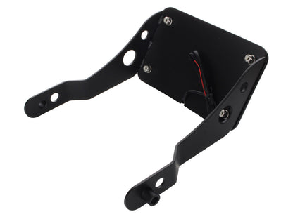 Tail Tidy Fender Eliminator Kit - Black with Number Plate Light Only. Fits Dyna Street Bob 2013-2017 and Dyna Low Rider 'S' 2016-2017.
