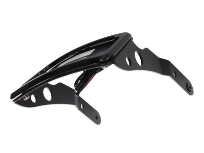Tail Tidy Fender Eliminator Kit - Black with Number Plate Light Only. Fits Sportster 883 Iron 2009-2021, 1200 Iron 2018-2021, Forty-Eight 2010-2021, Seventy-Two 2012-2016 & 1200 Nightster 2009-2012