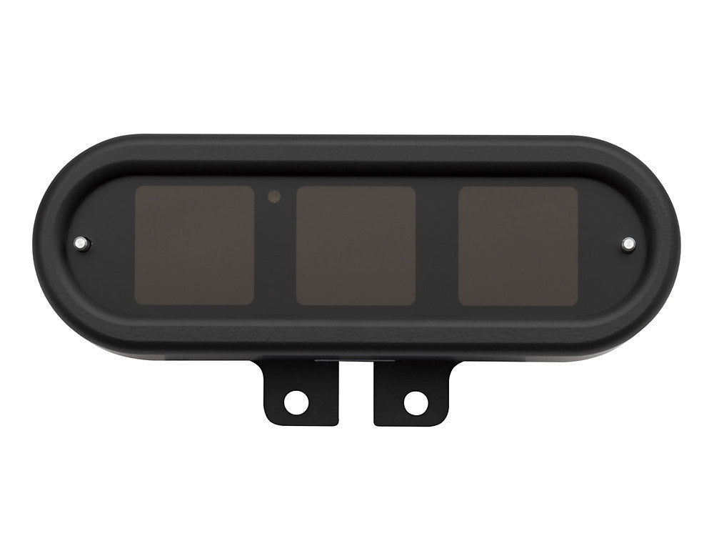 Handlebar Mounted Oval Speedometer/Tachometer - Black. Fits Big Twin and Sportster 1936-2003 and V-Rod 2002-2006.
