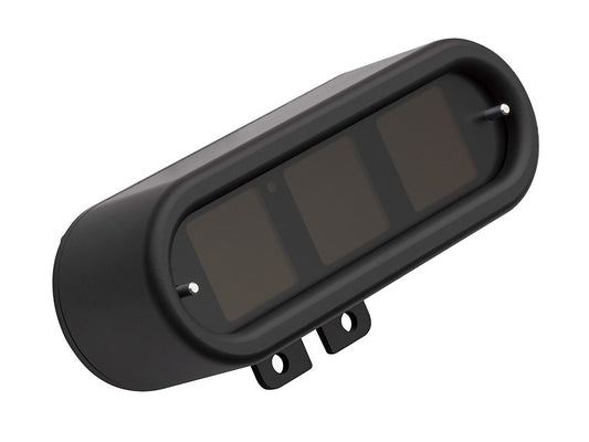 Handlebar Mounted Oval Speedometer/Tachometer - Black. Fits Softail 2004-2010, Dyna 2004-2011, Sportster 2004-2013, V-Rod 2007-2017.