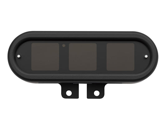 Handlebar Mounted Oval Speedometer/Tachometer - Black. Fits Softail 2004-2010, Dyna 2004-2011, Sportster 2004-2013, V-Rod 2007-2017.