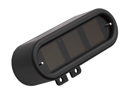 Handlebar Mounted Oval Speedometer/Tachometer - Black. Fits Softail 2011-2017, Dyna 2012-2017 & Sportster 2014-2021.