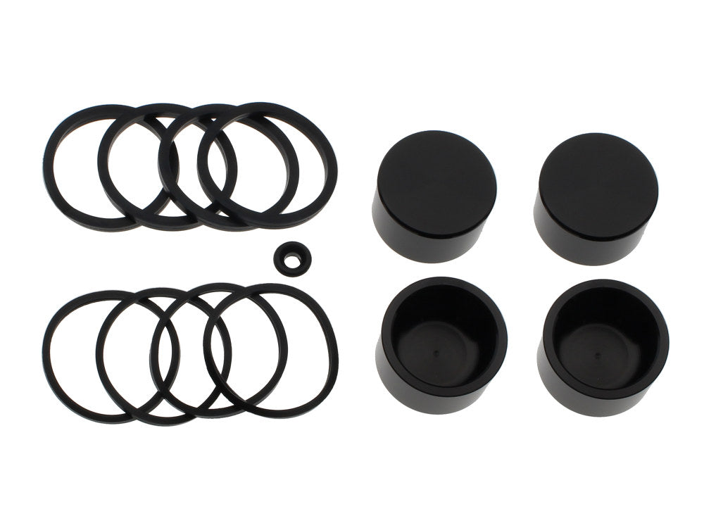 Front or Rear Caliper Rebuild Kit with Pistons & Seals - Brembo Caliper. Sold Per Caliper. Fits Touring 2008up & V-Rod 2006-2017