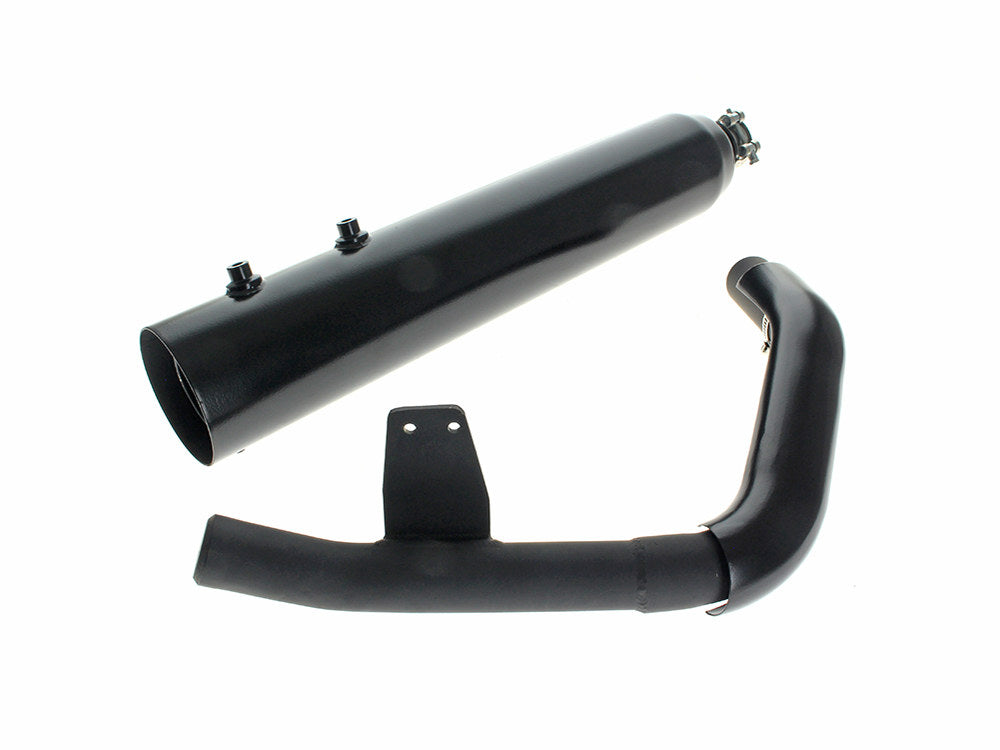 Ghost Pipe - Black. Fits Fits Touring 2017up. Running D&D Billet Cat 2-into-1 Exhaust.