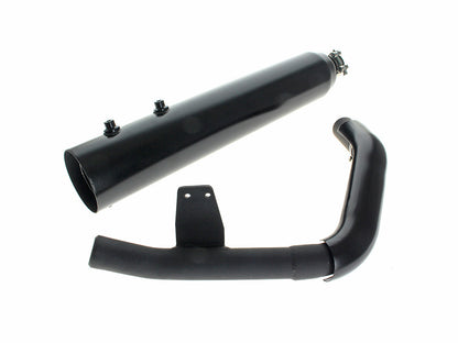 Ghost Pipe - Black. Fits Fits Touring 2017up. Running D&D Billet Cat 2-into-1 Exhaust.