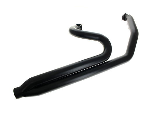 Diablo Gato Big Bore 2-into-1 Exhaust - Black. Fits Touring 2017up