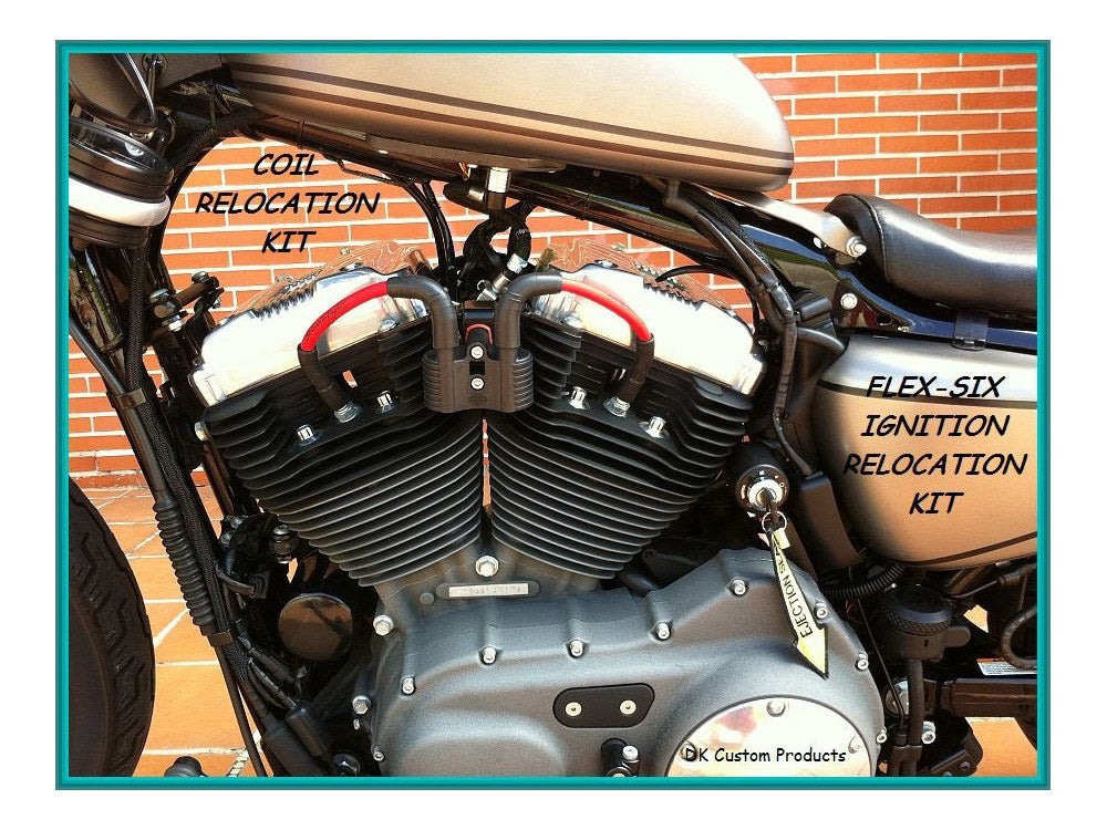 Top Engine Mount with Coil Relocation. Fits Sportster 2007-2021.