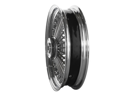 16in. x 3.5in. Mammoth Fat Spoke Rear Wheel - Chrome. Fits Softail 2011up.