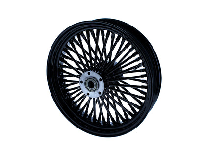 16in. x 3.5in. Mammoth Fat Spoke Rear Wheel - Gloss Black. Fits Softail 2011up.