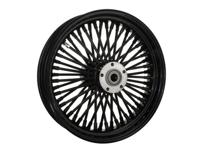 16in. x 3.5in. Mammoth Fat Spoke Rear Wheel - Gloss Black. Fits Softail 2011up.