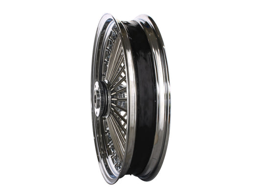 18in. x 3.5in. Mammoth Fat Spoke Rear Wheel - Chrome. Fits Softail 2000-2007, Dyna 2000-2005, Sportster 2000-2004 & Touring 2000-2001.