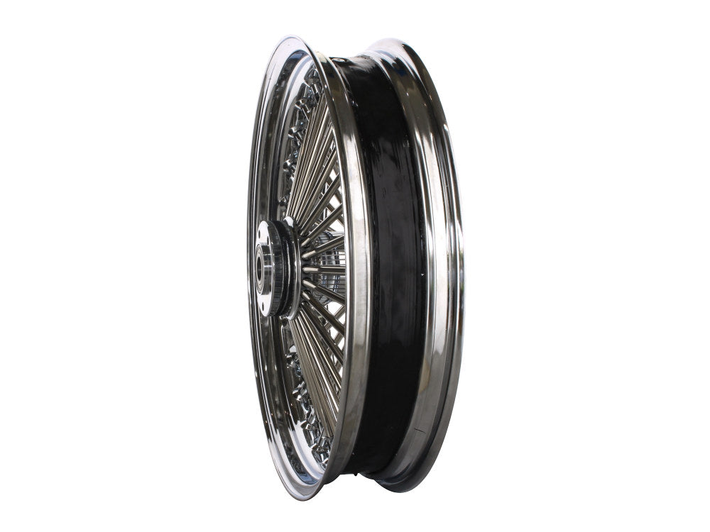 18in. x 3.5in. Mammoth Fat Spoke Rear Wheel - Chrome. Fits Softail 2011up.