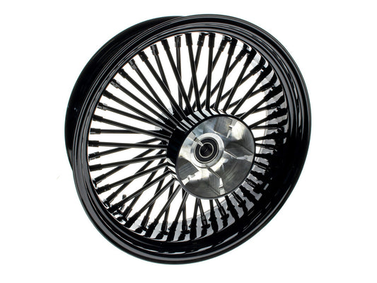 18in. x 5.5in. Mammoth Fat Spoke Rear Wheel - Gloss Black. Fits Touring 2009up with ABS & Cush Drive.