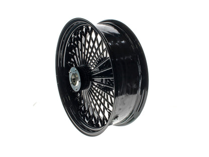 18in. x 5.5in. Mammoth Fat Spoke Rear Wheel - Gloss Black. Fits Touring 2009up with ABS & Cush Drive.