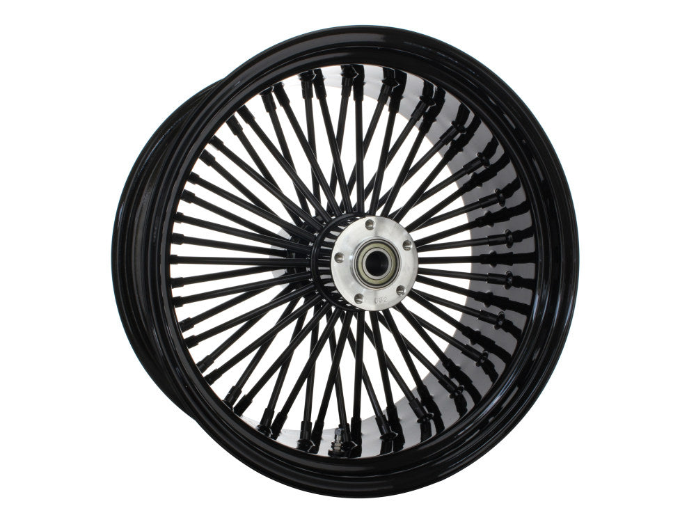 18in. x 8.5in. Mammoth Fat Spoke Rear Wheel - Gloss Black. Fits Breakout, Fat Boy & FXDR 2018up Models with ABS.