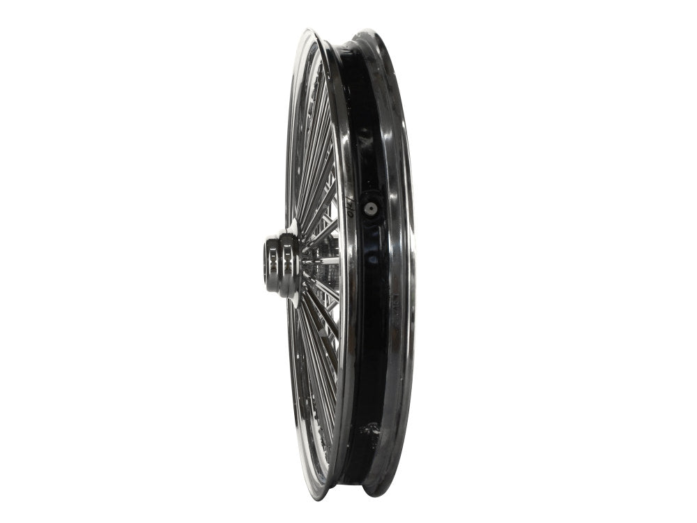 21in. x 2.15in. Mammoth Fat Spoke Front Wheel - Chrome. Fits FX Softail 2007-2010.
