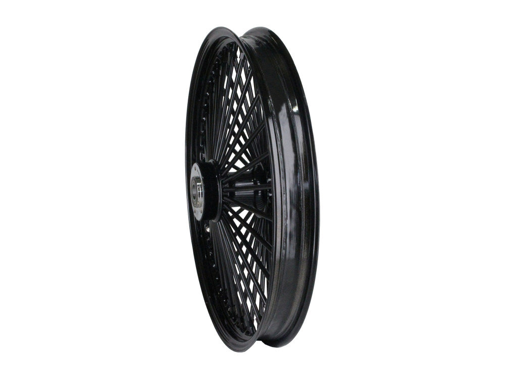 21in. x 2.15in. Mammoth Fat Spoke Front Wheel - Gloss Black. Fits FX Softail 2011-2015.