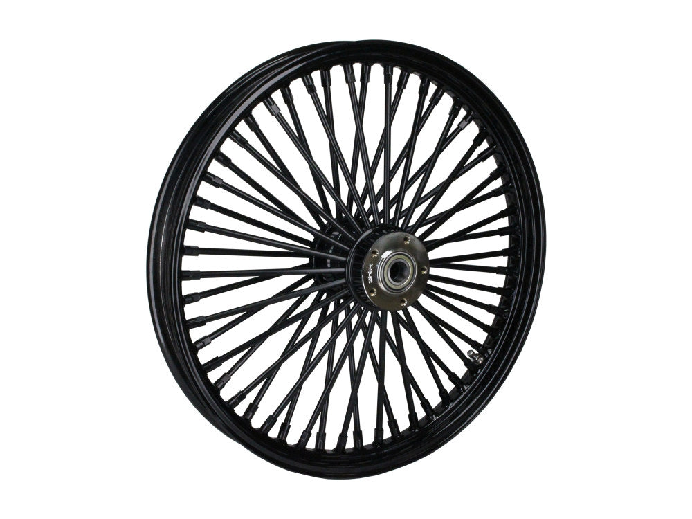 21in. x 2.15in. Mammoth Fat Spoke Front Wheel - Gloss Black. Fits FX Softail 2011-2015.