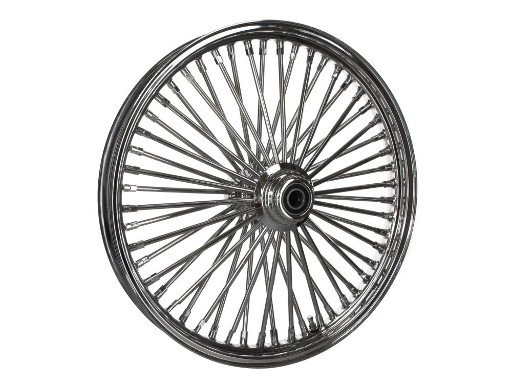 21in. x 2.15in. Mammoth Fat Spoke Front Wheel - Chrome. Fits FX Softail 2011-2015.