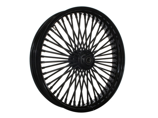 21in. x 3.5in. Mammoth Fat Spoke Front Wheel - Gloss Black. Fits FX Softail 2011-2015.