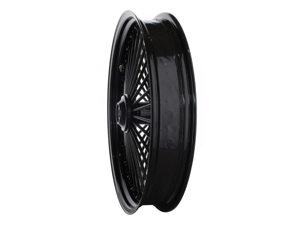 21in. x 3.5in. Mammoth Fat Spoke Front Wheel - Gloss Black. Fits Softail Breakout 2013up.