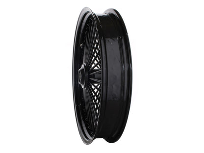 21in. x 3.5in. Mammoth Fat Spoke Front Wheel - Gloss Black. Fits Softail Breakout 2013up.