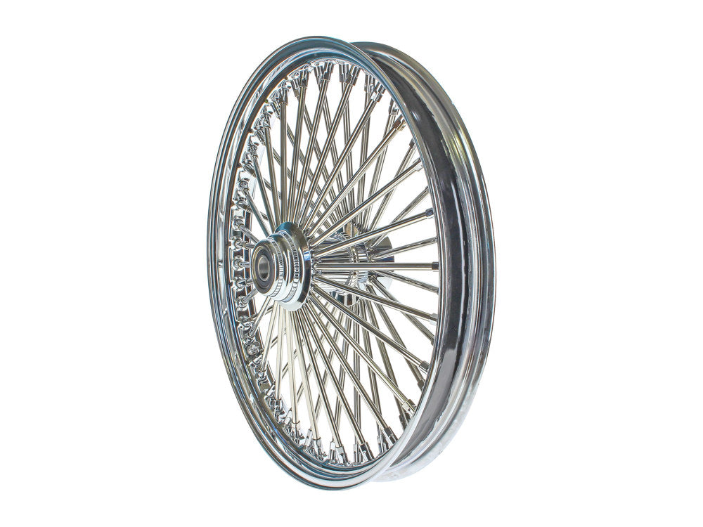 21in. x 3.5in. Mammoth Fat Spoke Front Wheel - Chrome. Fits Softail Heritage 2007-2010, Deluxe 2007-2010 & Fatboy 2008-2010