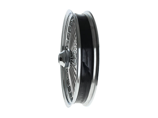 21in. x 3.5in. Mammoth Fat Spoke Front Wheel - Chrome. Fits Fatboy 2018up