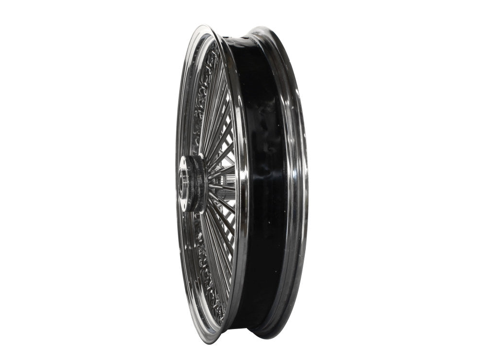 21in. x 3.5in. Mammoth Fat Spoke Front Wheel - Chrome. Fits Touring 2008up