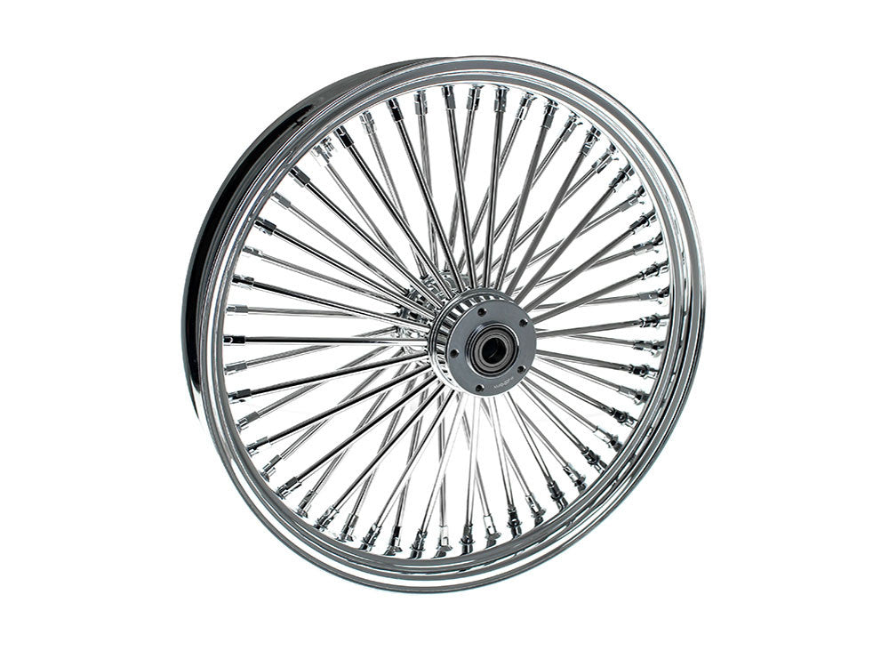 21in. x 3.5in. Mammoth Fat Spoke Front Wheel - Chrome. Fits Touring 2008up