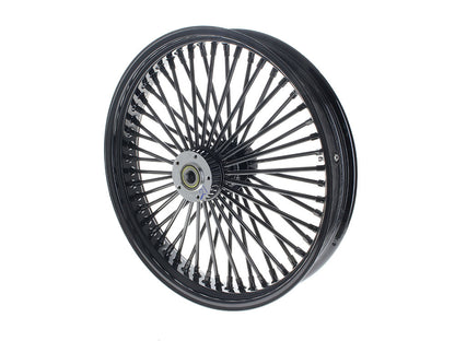 21in. x 3.5in. Mammoth Fat Spoke Front Wheel - Gloss Black. Fits Dual Disc Dyna Fat Bob 2012-2017 & CVO Pro Street Breakout 2016-2017