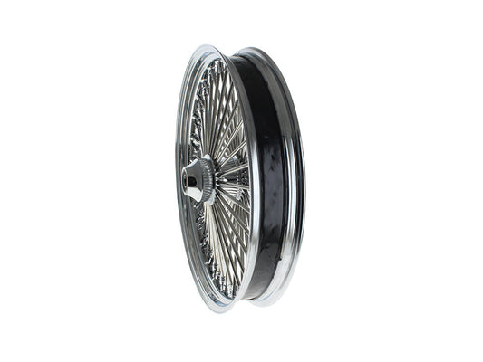 23in. x 3.5in. Mammoth Fat Spoke Front Wheel - Chrome. Fits Fatboy 2018up