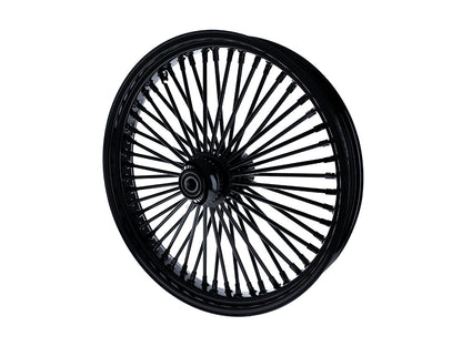 23in. x 3.5in. Mammoth Fat Spoke Front Wheel - Gloss Black. Fits Fatboy 2018up