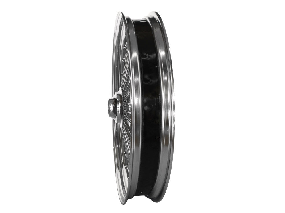 23in. x 3.5in. Mammoth Fat Spoke Front Wheel - Chrome. Fits Softail Breakout 2013up.