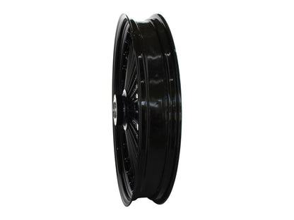 23in. x 3.5in. Mammoth Fat Spoke Front Wheel - Gloss Black. Fits Softail Breakout 2013up.