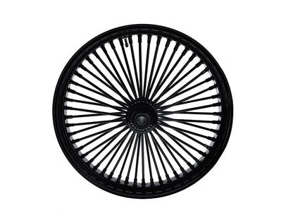 23in. x 3.5in. Mammoth Fat Spoke Front Wheel - Gloss Black. Fits Softail Breakout 2013up.