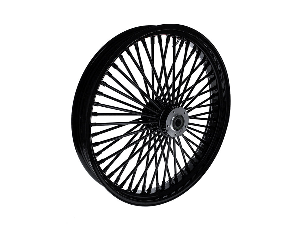 23in. x 3.5in. Mammoth Fat Spoke Front Wheel - Gloss Black. Fits Softail Breakout 2013up.