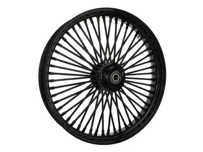 23in. x 3.5in. Mammoth Fat Spoke Front Wheel - Gloss Black. Fits Softail Breakout 2013up.