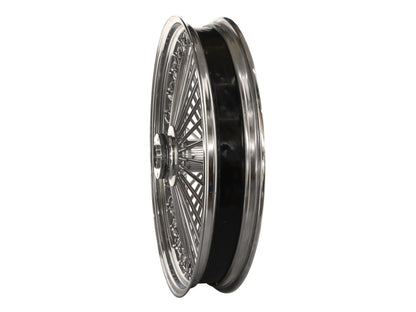 23in. x 3.5in. Mammoth Fat Spoke Front Wheel - Chrome. Fits Touring 2008up