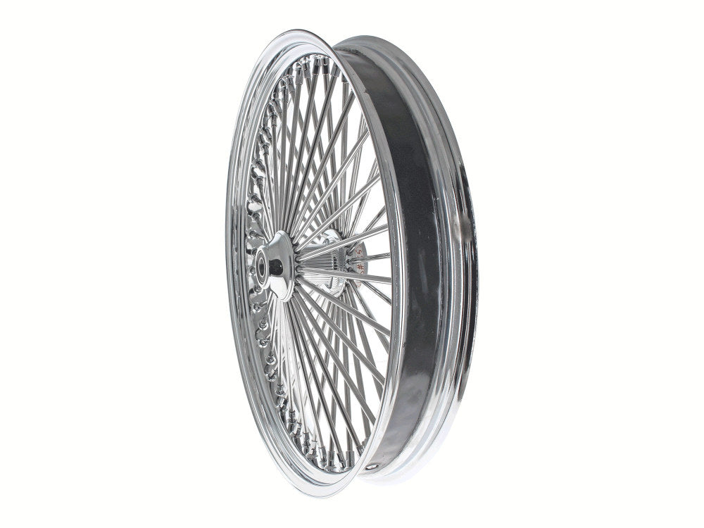 26in. x 3.5in. Mammoth Fat Spoke Front Wheel - Chrome. Fits Softail Breakout 2013up.