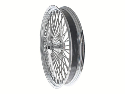 26in. x 3.5in. Mammoth Fat Spoke Front Wheel - Chrome. Fits Softail Breakout 2013up.