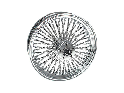 18in. x 3.5in. Cali Fat Spoke Rear Wheel - Chrome. Fits Softail 2011up.
