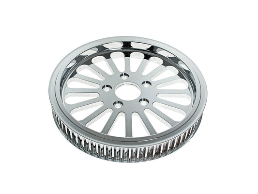 65 Tooth x 1-1/2in. Wide SS2 Pulley - Chrome. Fits Pre 2000 Tapered Bearing Wheel