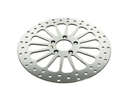 12.6in. Front Super Spoke SS2 Disc Rotor - Polished. Fits Touring 2024up with Custom Wheel and Hub Mounted 320mm Rotors